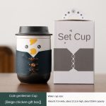 Cute Pet Gentleman Cup ?? Beige Chicken-Gift Box