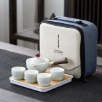 Xiaokang Travel Tea Set Suit-Elegant Gray