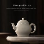 Grass and Wood Gray-Fu Lu Pot