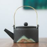 Xingyun Loop-Handled Teapot (Zen Black)