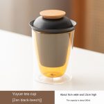 Qiyue Tea Cup (Zen Black-Beech)