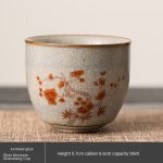 Ice Flower Glaze Plum Blossom Shanxiang Cup