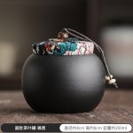 round Belly Tea Pot-Elegant Black