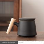 Elegant Office Cup-Zen Style Black