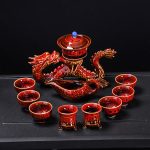 Red Dragon Tea Set Gift Box