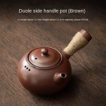 Du Le Side Handle Pot (Brown)