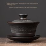 Qingxi Purple Pottery ?? Gaiwan (Blind Dagger/Large)