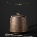 Brass Buckle Cans-Gilding Iron Glaze