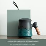 Shanhai View Office Cup-Gradient Green (Gift Box)