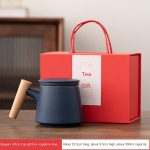 Elegant Office Cup Gift Box-Sapphire Blue