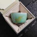 Celadon Silver Cup (Goldfish Gift Box)