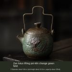 Zen Lotus Beam Pot (Kiln Change Qingye)