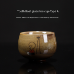 Tooth Boat Glaze Tea Cup-Type a