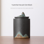 Yuanshan Tea Pot-Zen Black