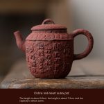 Ochre Red-Heart Sutra Pot