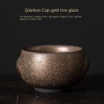 Qiankun Cup-Gold Iron Glaze