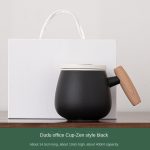 Dudu Office Cup-Zen Style Black (Gift Box)