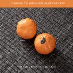 Purple Sand Fruit and Vegetable Tea Ornaments-Small Orange