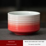 Matcha Bowl [Gradient Red and White]