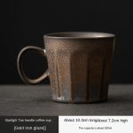 Starlight ?? Tao Handle Coffee Cup (Gilding Iron Glaze)