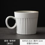 Vertical Pattern ?? Coffee Cup (Plain White)