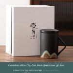 Mountain View Office Cup Zen Black (Gift Box Packaging)