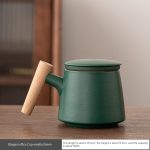 Elegant Office Cup-Vanilla Green