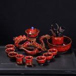 Red Dragon Tea Set + Six Gentlemen + Tea Basin