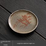 Ice Flower Glaze Bamboo Coaster