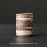 Shadow White Bamboo Cup