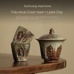 Dunhuang Impression-Fu Lu Ercai Tureen + Six-in-One Cup