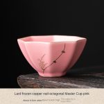 Lard Frozen Nail Octagonal Master Cup-Pink