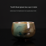 Tooth Boat Glaze Tea Cup-U Style