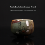 Tooth Boat Glaze Tea Cup-C Type