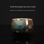 Tooth Boat Glaze Tea Cup-O Style