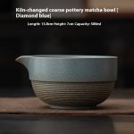 Kiln Baked Stoneware Matcha Bowl [Cobalt Blue]