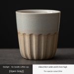 Starlight ?? No Coffee Cup (Gracked Glaze Gray)