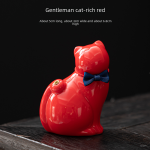 Gentleman Cat-Rich Red