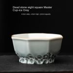 Dried Stone Eight-Faced Master Cup-Ice Gray