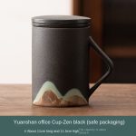 Mountain View Office Cup Zen Black (Safe Packaging)