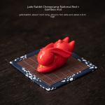 Lucky Rabbit-National Red + Bamboo Mat