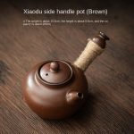 Xiaodu Side Handle Pot (Brown)