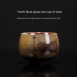 Tooth Boat Glaze Tea Cup-D