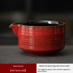 Matcha Bowl [Kiln Baked Red]