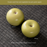 Purple Sand Fruit and Vegetable Tea Ornaments-Green Apple