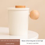 Half Moon Tea Cup-Safe Packaging (Cream Yellow