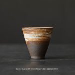 Shadow White Bamboo-Hat Type Cup