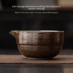 Kiln Baked Stoneware Matcha Bowl [Autumn Dream-Thread]