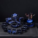 Blue Dragon Tea Set + Six Gentlemen + Tea Basin