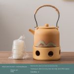 Jianyue Warm Tea Stove + Yunshang Beam Pot (Goose Yellow)